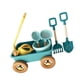 thumbnail image 4 of Juego de carro de juego de simulación para niños, herramienta de jardín de juguete para exteriores, vehículos de Motor de mano Multicolor, carrito de Azul, 4 of 5
