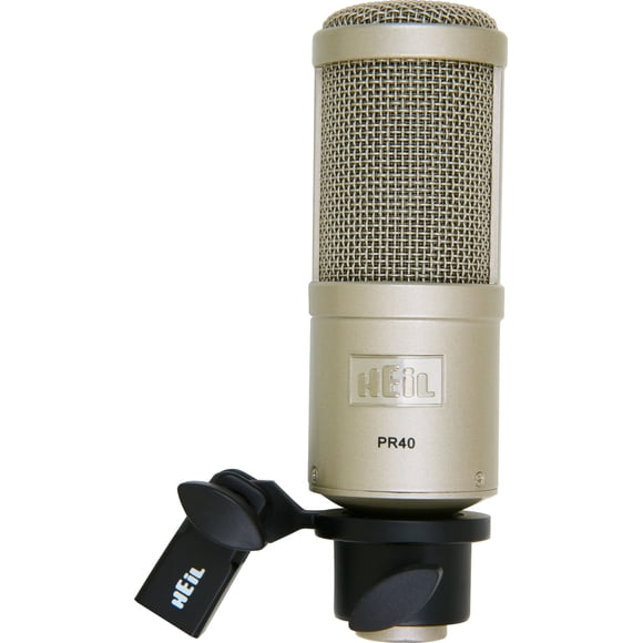 Micrófono dinámico Heil Sound PR40 con funda