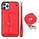 thumbnail image 1 of Crossbody PU Leather Wallet Case For IPhone 14 13 12 Mini 11 Pro X XS Max XR 8 7 SE 2020 2022 Card Slots Magnetic Lanyard Phone Cover, 1 of 5