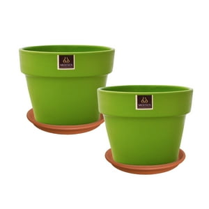 Pottery - Set De 2 Maceta Greta 19Cm Apio Y Sus Platos