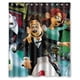thumbnail image 1 of Cortina de ducha Flushed Away, juego de cortinas de baño con ganchos, tamaño 60 x 72 pulgadas, 1 of 3