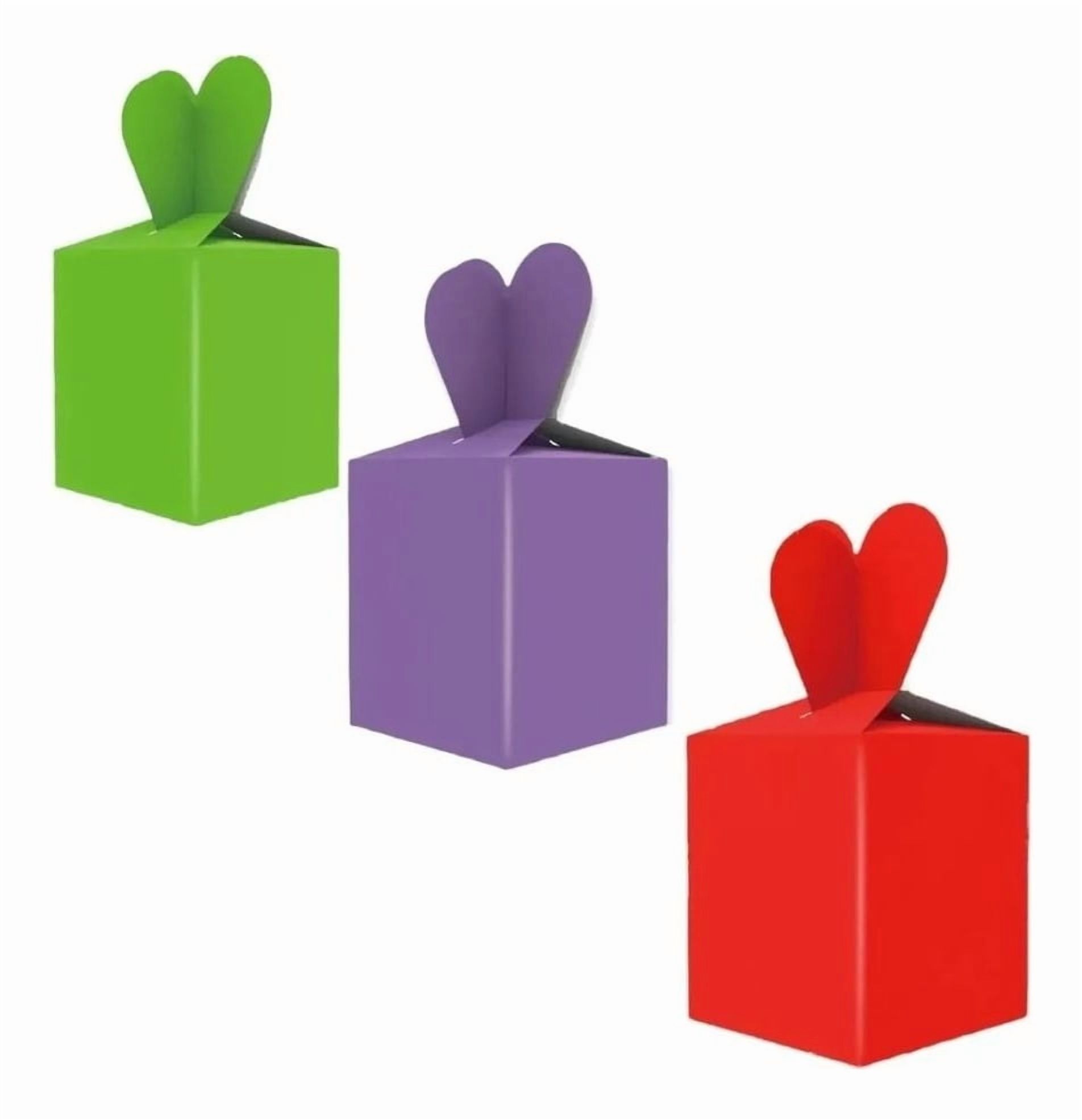 Genérico - Set 6 Caja Regalo Dulces Cotillón Diseño Corazón Eventos Jhn