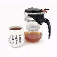 Genérico - Tazón Con Filtro Para Té Y Hierbas De Vidrio