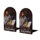 thumbnail image 1 of Bob Ross: La Alegría de Pintar Sujetalibros decorativos temáticos, tope para estantería con base antideslizante, uso dual para hogar y oficina - 2 piezas, 1 of 6