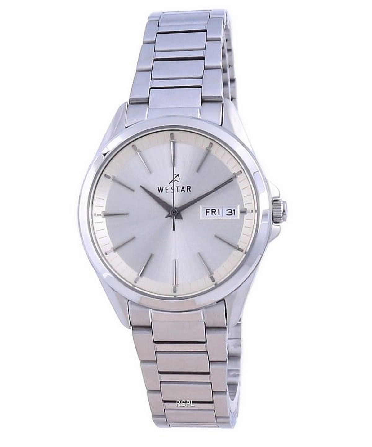 Reloj Westar Champagne Dial Stainless Steel Quartz 40212 Stn 102 Women'S Watch