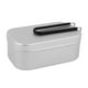 thumbnail image 1 of Contenedores De Almuerzo Caja Bento De Aluminio Para Comida Fruta Viaje Lonchera Reutilizable Argent Single Handle, 1 of 3