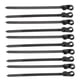 thumbnail image 4 of 10 Piezas De Bridas De Nailon Con Cremallera, Correa Resistente Para Ingeniero De Oficina En El Hogar, 0,36 Cm X 20 Cm, 4 of 5