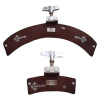 Magideal - Almohadilla Amortiguadora De Batería, Silenciador Resistente, Piezas Musicales, Cuero, Silenciador De Batería Para Marrón