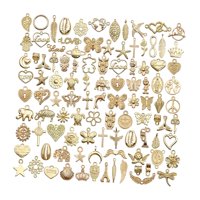 Bothyi - 200 Piezas De Dijes, Colgantes Y Accesorios Para La Creación De Joyas (Oro)