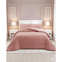 Mylhogar - Chiporro Premiun Cubrecama De Invierno Super King 250 Cm X 270 Cm Rosa