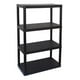 thumbnail image 1 of Estante Plastico Multiuso 4 Niveles Negro, 1 of 2