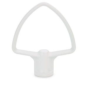 Kitchenaid - Batidor Plano Con Revestimiento Blanco Para 3 5 Cuartos De Galón