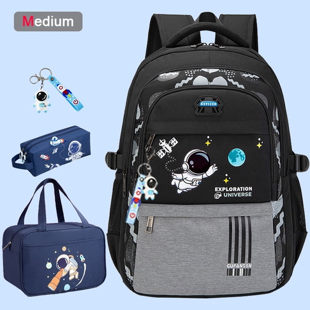 Elementary Student Backpack Children New School Bags for Boys Kids Schoolbags Waterproof Book Bag With Lunch Bag Pencil case