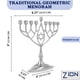 thumbnail image 4 of Kit de menorá de Janucá Zion Judaica con 9 menorah y 44 velas, 4 of 7