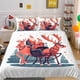 thumbnail image 1 of Christmas Gifts Santa Claus Kids Quilt Duvet Cover Set Double3-Piece Bedding Set, 1 of 5