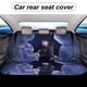 thumbnail image 5 of Miércoles-theme Car Rear Seat Covers Back Elastic Flexible Car Seat Covers Decorative Fits Most Cars 120x59x76cm, 5 of 6