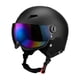 thumbnail image 4 of Casco De Esquí, Gafas Protectoras, Casco De Patineta Para Deportes De Invierno Al Aire Libre, Negro, XL, 4 of 5