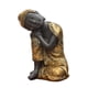 thumbnail image 1 of Estatua Buda Sentado En La Rodilla Resina, 1 of 3