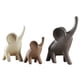 thumbnail image 1 of 3x/4x Elefantes Figuras Familiares Estatuas Decoración Adorno 3 Piezas Multicolor, 1 of 4