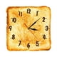 thumbnail image 5 of Reloj De Pared De Pan Tostado, Arte De Pared Silencioso Gourmet Para Comedor, Cocina, 5 of 5