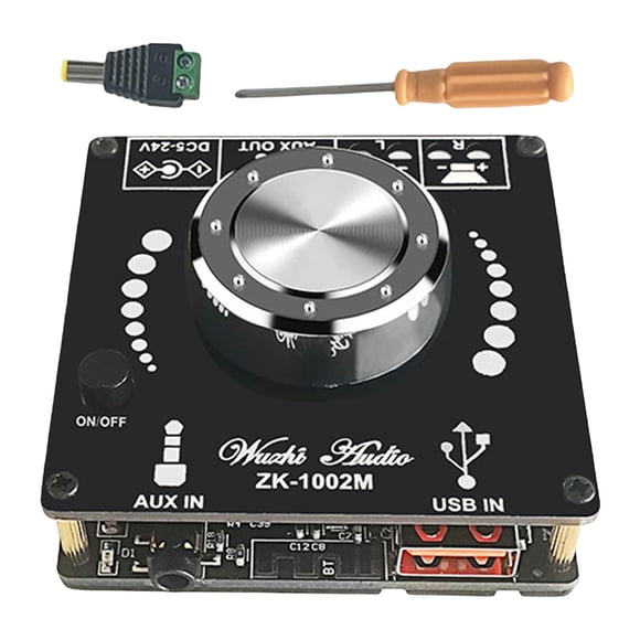Placa De Amplificador De Audio Zk-1002M 2*100W Amplificador De 2 Canales Para Altavoces De Teatro