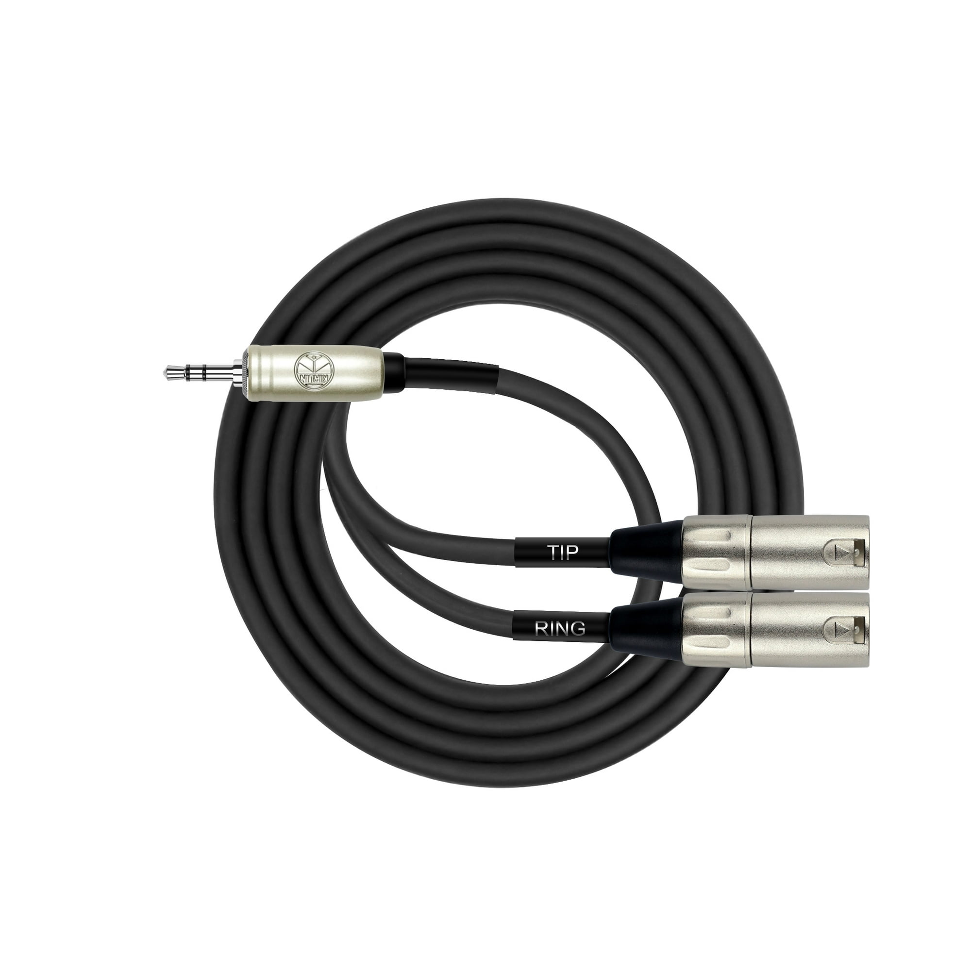 Kirlin Cable - Cable Y Miniplug-2xlr Macho 1.5m Y-370pr-1.5
