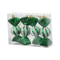 Magideal - 4 Piezas De Decoración Colgante De Dulces Navideños Con Cuerda, Divertidas Decoraciones Para Árboles De Navidad Para Aniversario De Bodas, Decoración Verde