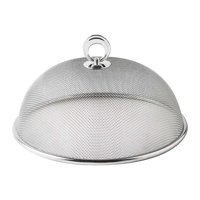 Bothyi - Cubierta De Malla Metálica Para Comida, Cubierta Para Servir Para Fiesta Al Aire Libre, Camping, Diámetro 24Cm