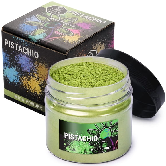Polvo de Mica Pistacho 57 g – Resina y Uñas
