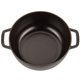 thumbnail image 3 of Cacerola de Hierro Fundido STAUB 3,75 Qt Negra - Fabricada en Francia, 3 of 6
