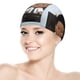 thumbnail image 5 of Jefe en pañales: Niño africano Gorro de Natación de Licra, Gorro de Baño de Tela Cómoda, Gorro Elástico Antideslizante para Hombres, Mujeres y Niños, 5 of 6