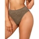 thumbnail image 5 of INSPIRE CHIC Bragas de Mujer de Cintura Media, Corte Alto, Cobertura Completa con Patrón de Cuadros, Talla Extra Grande, Marrón, 5 of 5