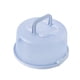 thumbnail image 1 of Caja De Plástico Para Pasteles Contenedor De Almacenamiento De Pasteles Redondo Tapa Con Cerradura Azul, 1 of 3