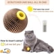 thumbnail image 4 of Juguete de pelota de hierba gatera para gatos, pelota rascadora recargable de hierba gatera, fiel compañero de juegos para gatitos, reduce la obesidad y la soledad, marrón, 4 of 7