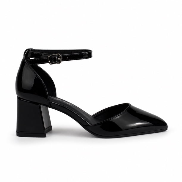 Zapato Mujer En Punta Taco Cuadrado 5275