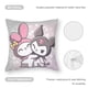 thumbnail image 5 of My Melody Fundas de almohada de terciopelo con tema, regalos de funda de almohada, decoración para el hogar, cojín de lanzar, regalo de cumpleaños para fans y parejas.61*61cm., 5 of 6