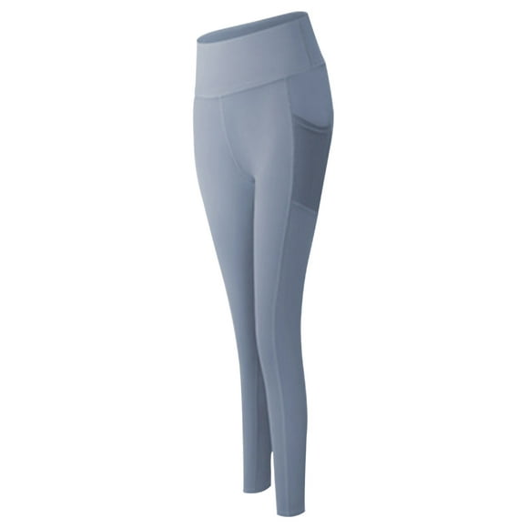Calza Con Bolsillo De Malla Gris Claro M