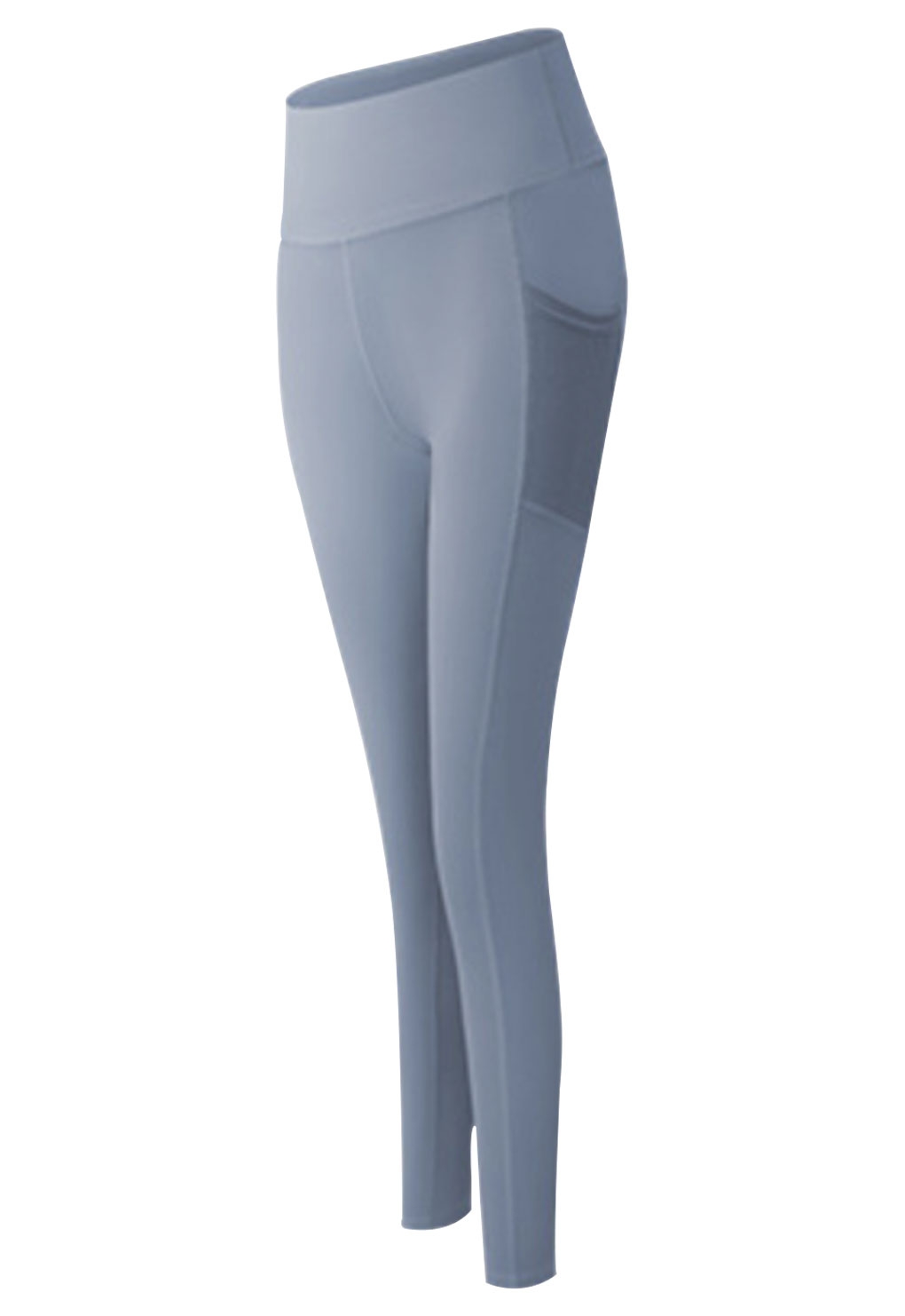 Samia - Calza Con Bolsillo De Malla Gris Claro S