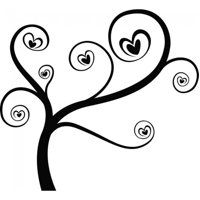 Rienda Libre Graphics - Decomural Love Heart Tree Nursery Ws-18531
