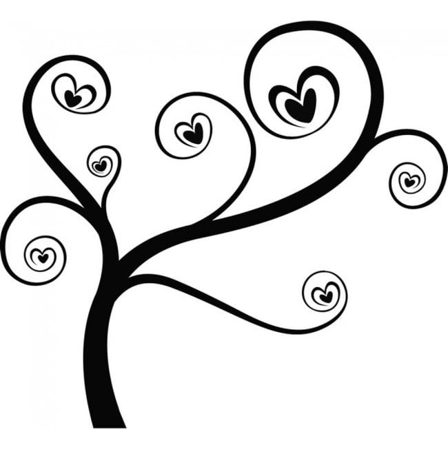 Rienda Libre Graphics - Decomural Love Heart Tree Nursery Ws-18531