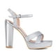 thumbnail image 1 of Sandalia Taco Alto Plateado Fiesta You225 Mujer, 1 of 3