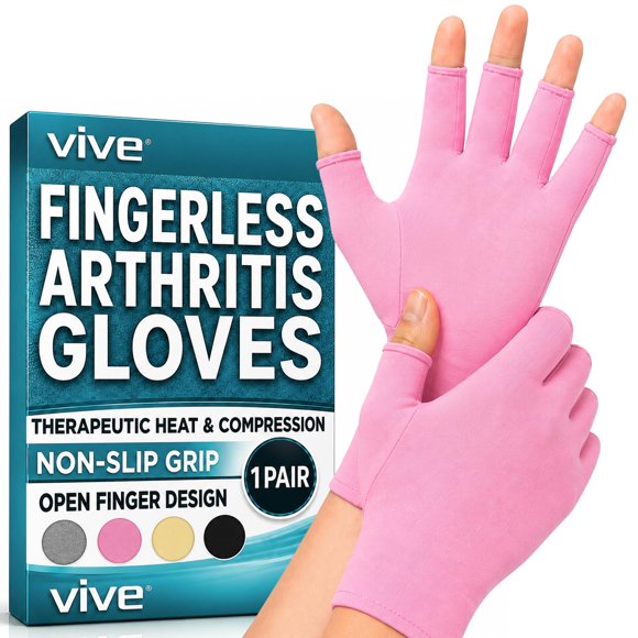 Guantes Vive para Artritis con Compresión y Dedo Abierto