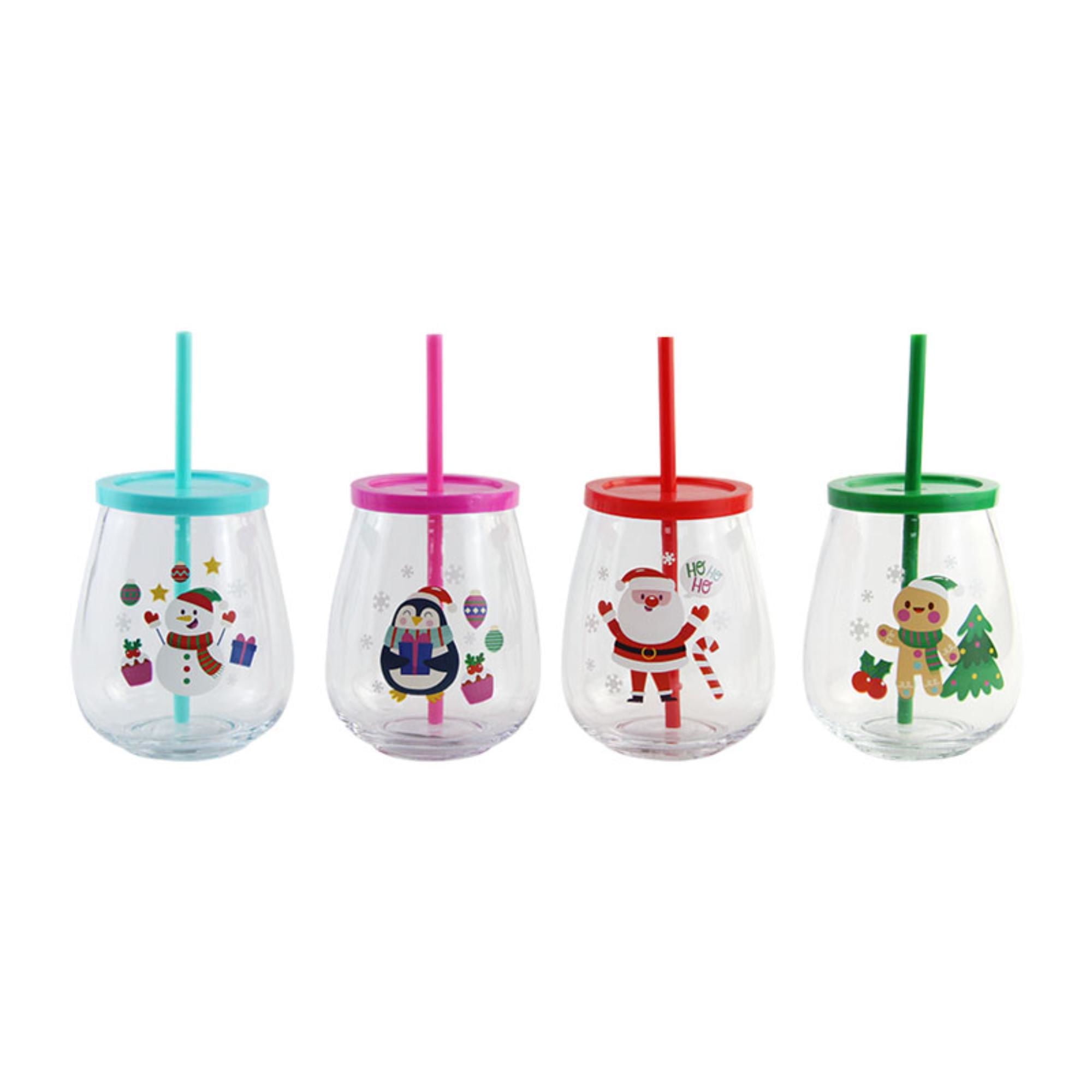 Vaso Con Tapa Con Diseño Navideño, Producto Surtido, 1 Un Holiday Time