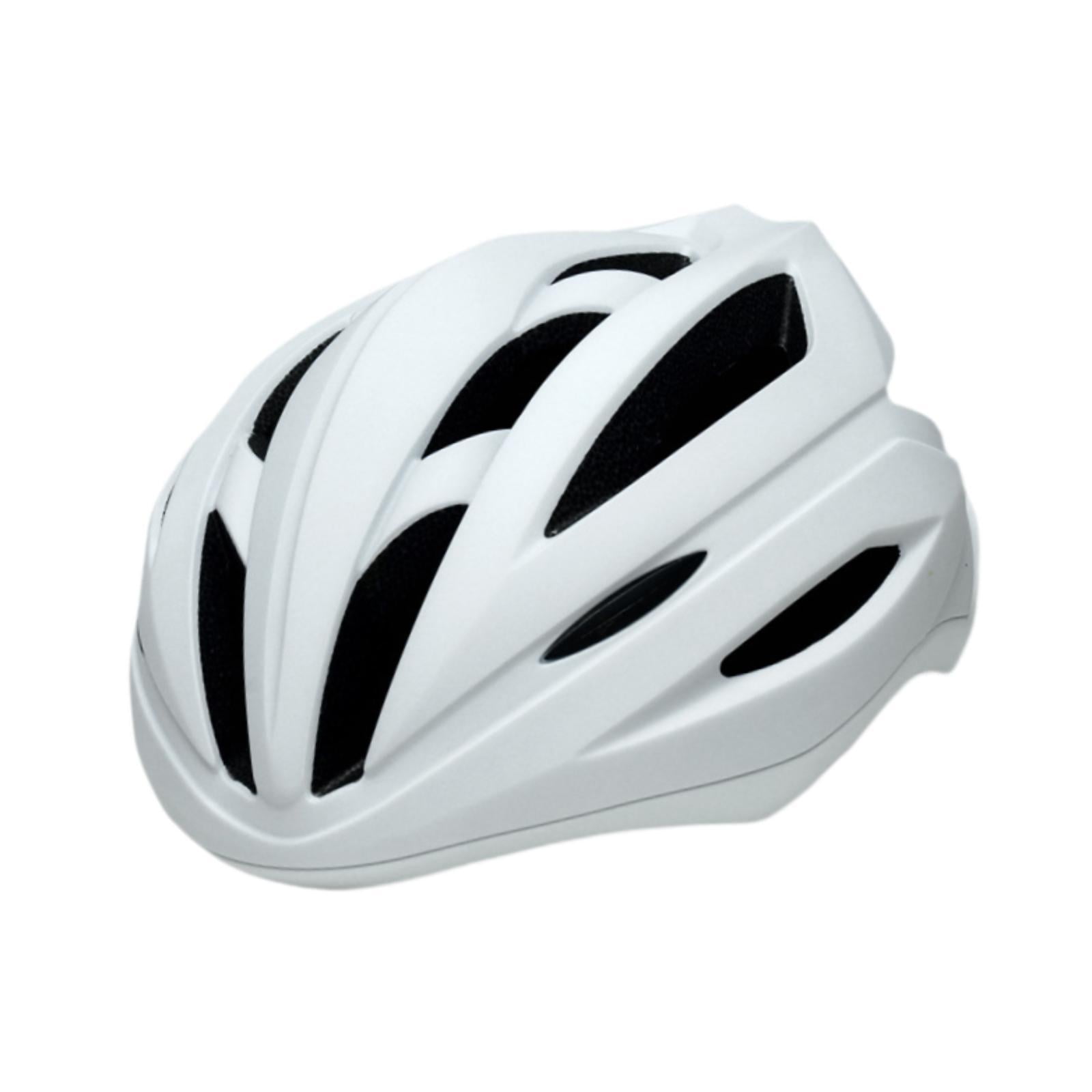 Magideal - Casco De Bicicleta Cascos Deportivos Casco De Bicicleta Ligero Con Absorción De Impactos Casco De Ciclismo Para Exteriores Ciclismo Patinaje Sobre Rue Blanco