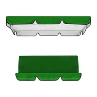 Ioensy - Kit De Cubierta Para Toldo Para Silla Columpio De Jardín, Accesorios, Toldo 195X125X15Cm, Resistente Al Sol, Verde Oscuro