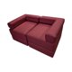 thumbnail image 3 of Sofa Cama Arkos Dos Cuerpos En Lino Rojo, 3 of 3