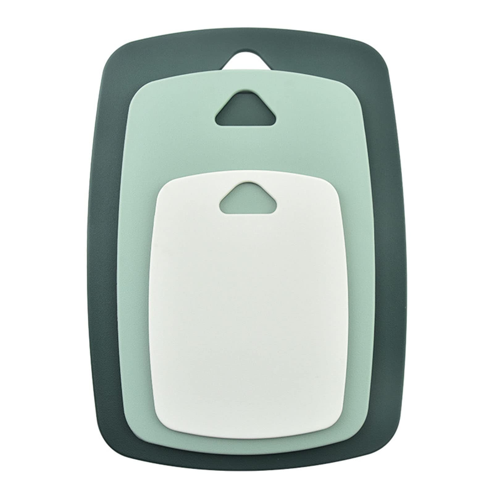 Xusx111 - Juego De Tabla De Corte De Plástico De Cocina De 3, Juegos Profesionales De Tablas De Corte De Colores Múltiples, Tablas De Corte Seguras Para Lavavajillas Para Cocina De Carne De Fruta, Ver