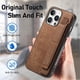 thumbnail image 2 of Funda Protectora con Correa para iPhone 16 Pro Resistente a Golpes Marrón, 2 of 6