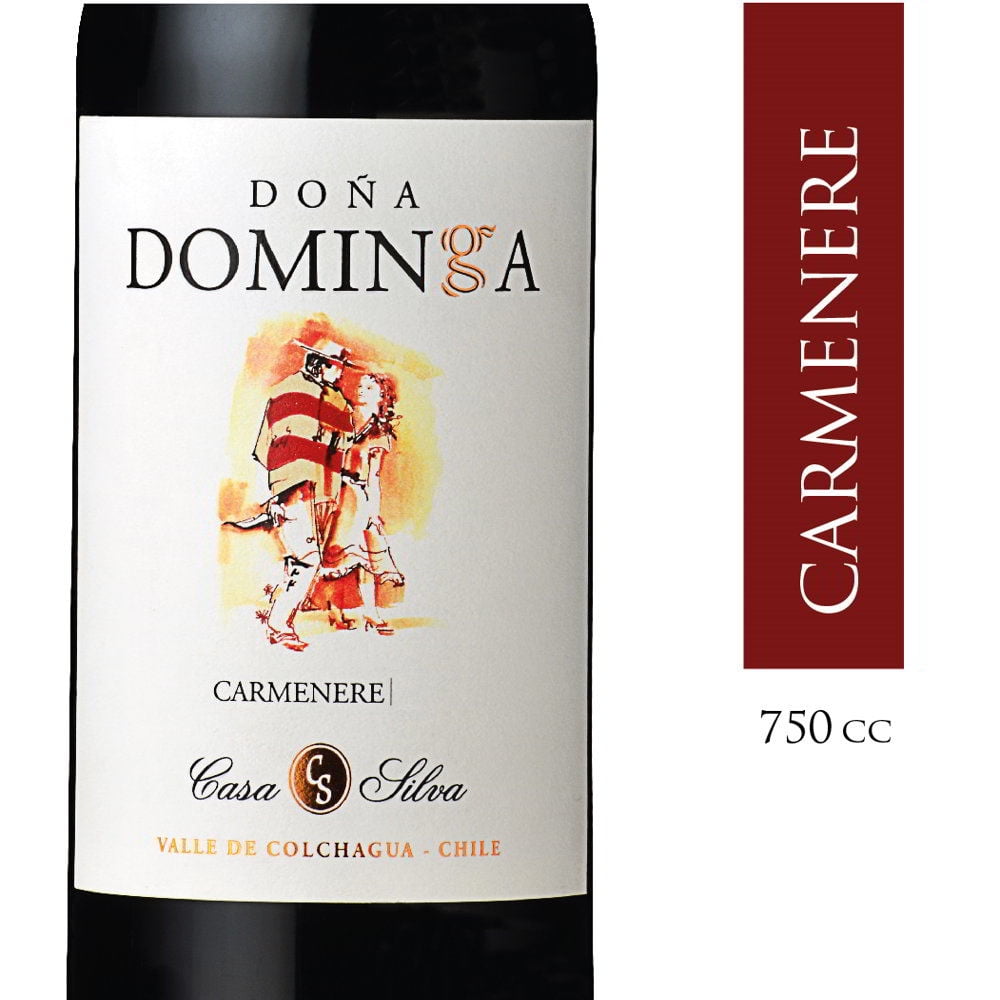 Vino Tinto Carmenere Reserva Botella 750 ml Doña Dominga