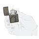 thumbnail image 3 of Encendedor Zippo Topo Map Design Gris ZP211.MP403572, 3 of 3